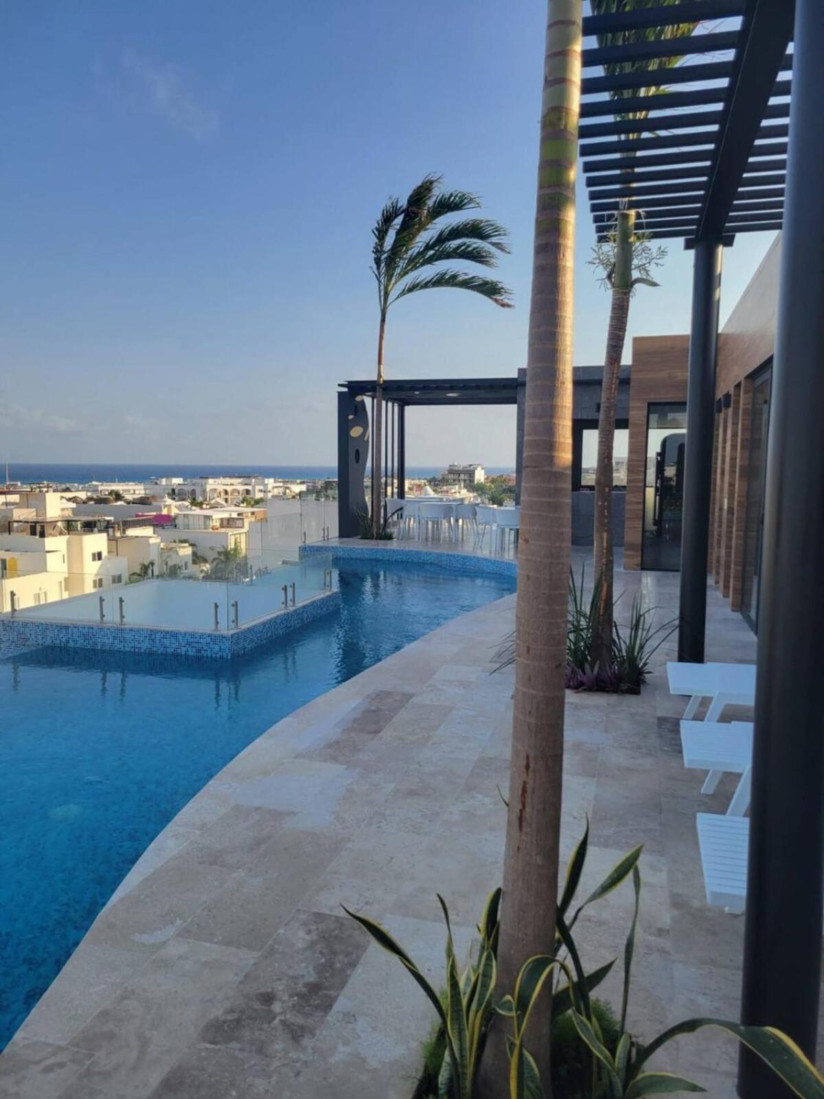 Stylish With Roof Ocean Views Near Mamitas And 5th Ave Apartamento
